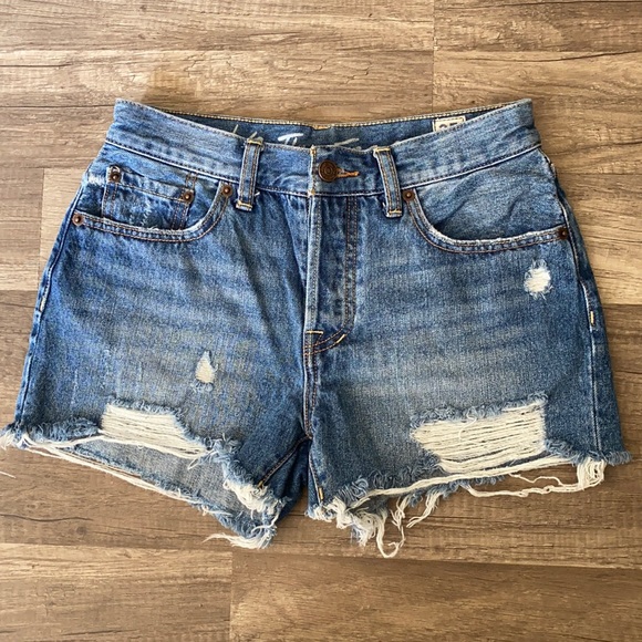 We the free jean shorts size 25 - Picture 2 of 7